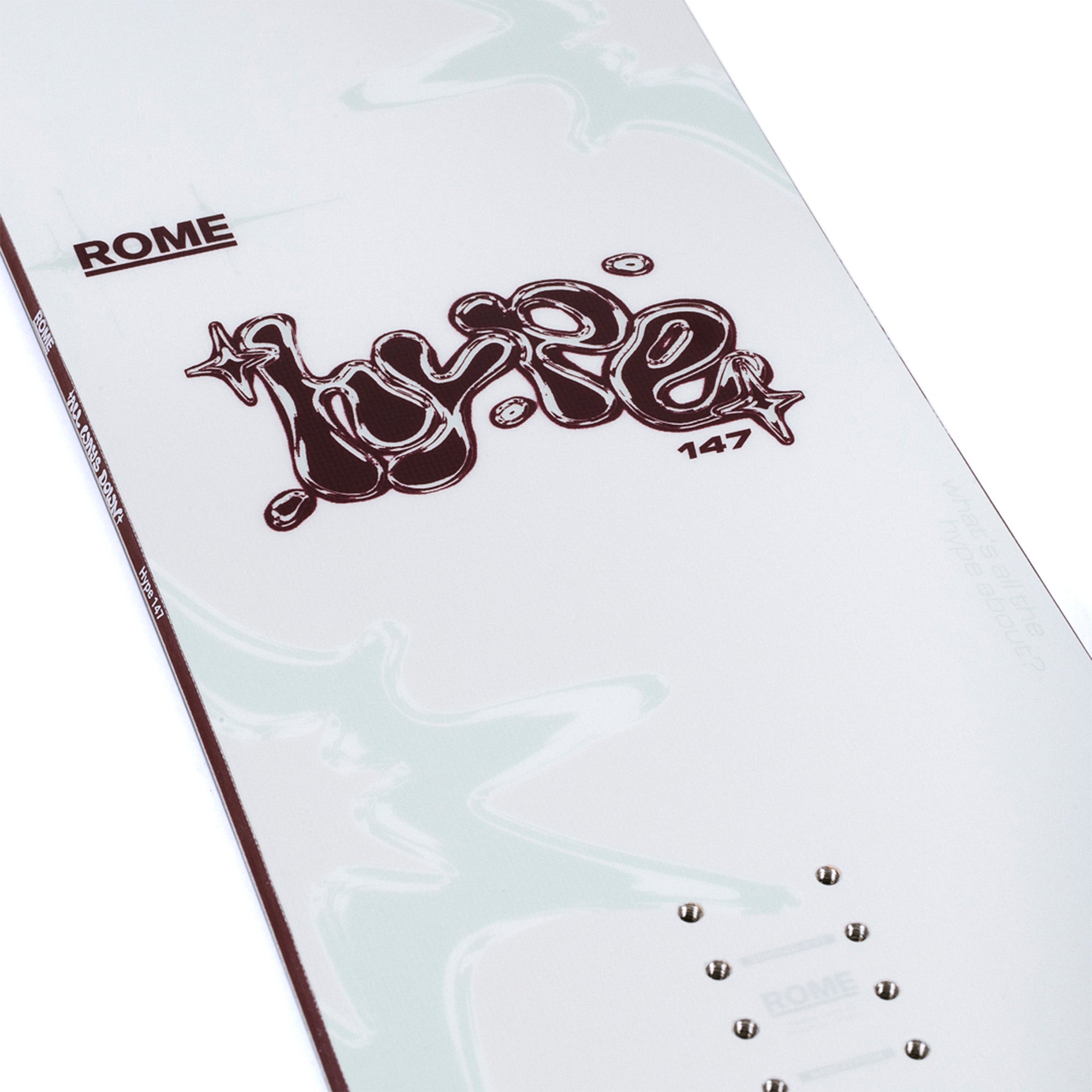 2026 Rome Hype Women's snowboard top logo
