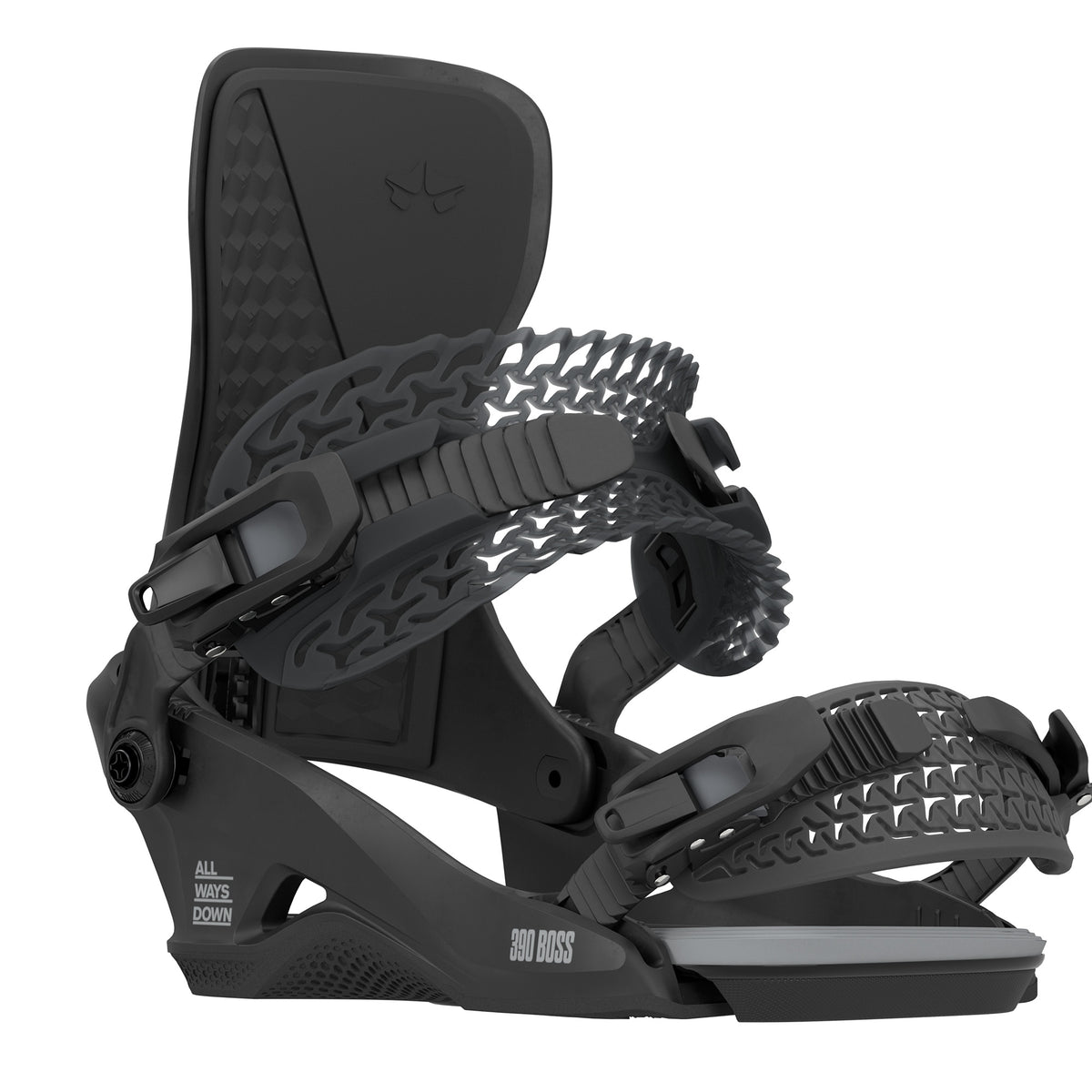 2027 Rome 390 Boss HeelWrap Snowboard Binding in black