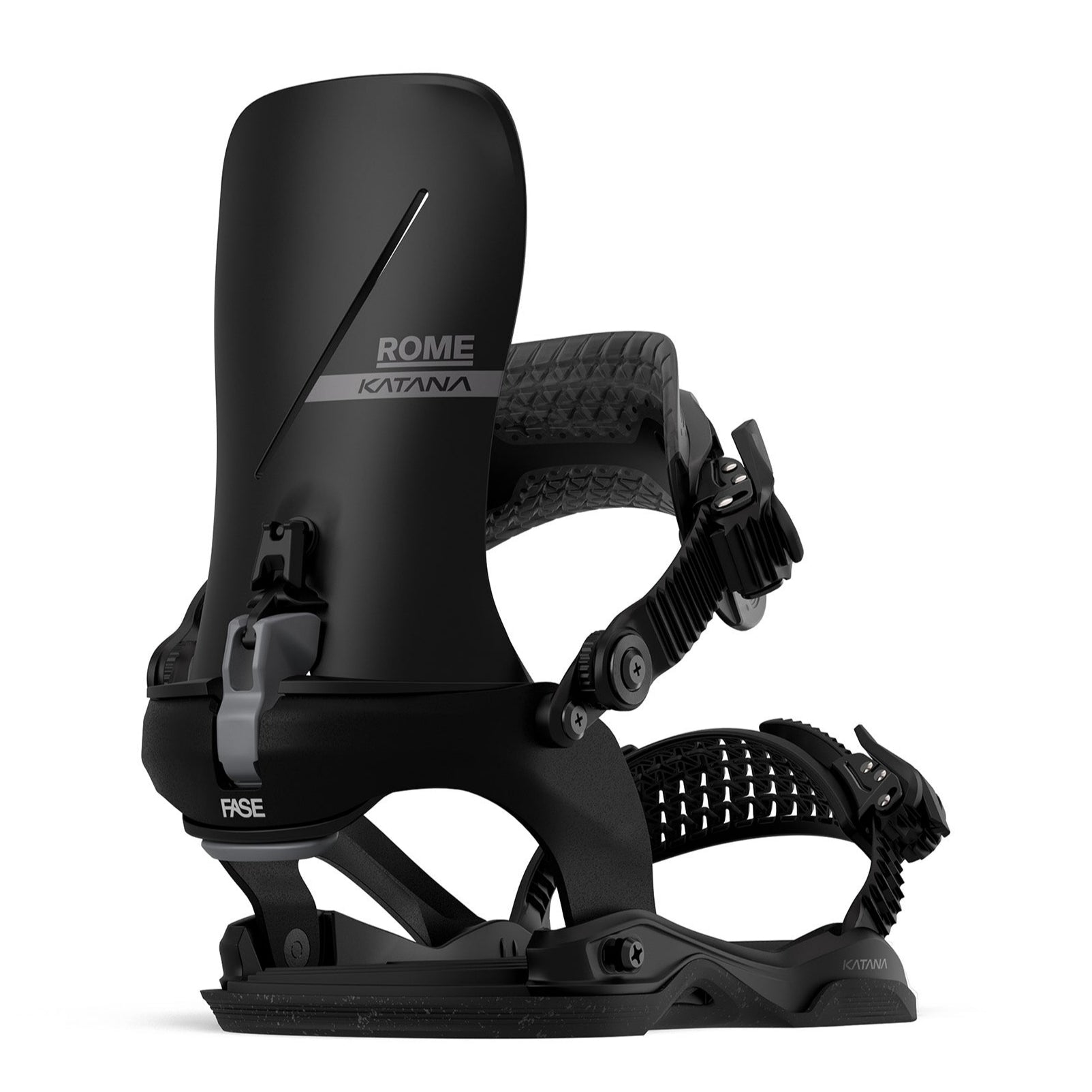 ROME KATANA FASE Sサイズ ブラック Rome Fase Katana AW 2026 Snowboard Bindings - Black