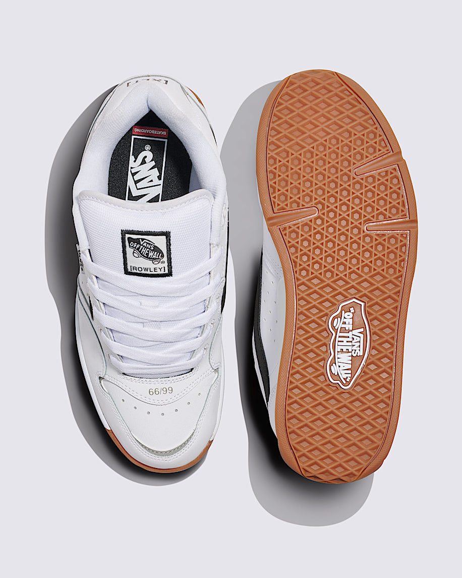 White/Black Rowley XLT Vans Skate Shoe
