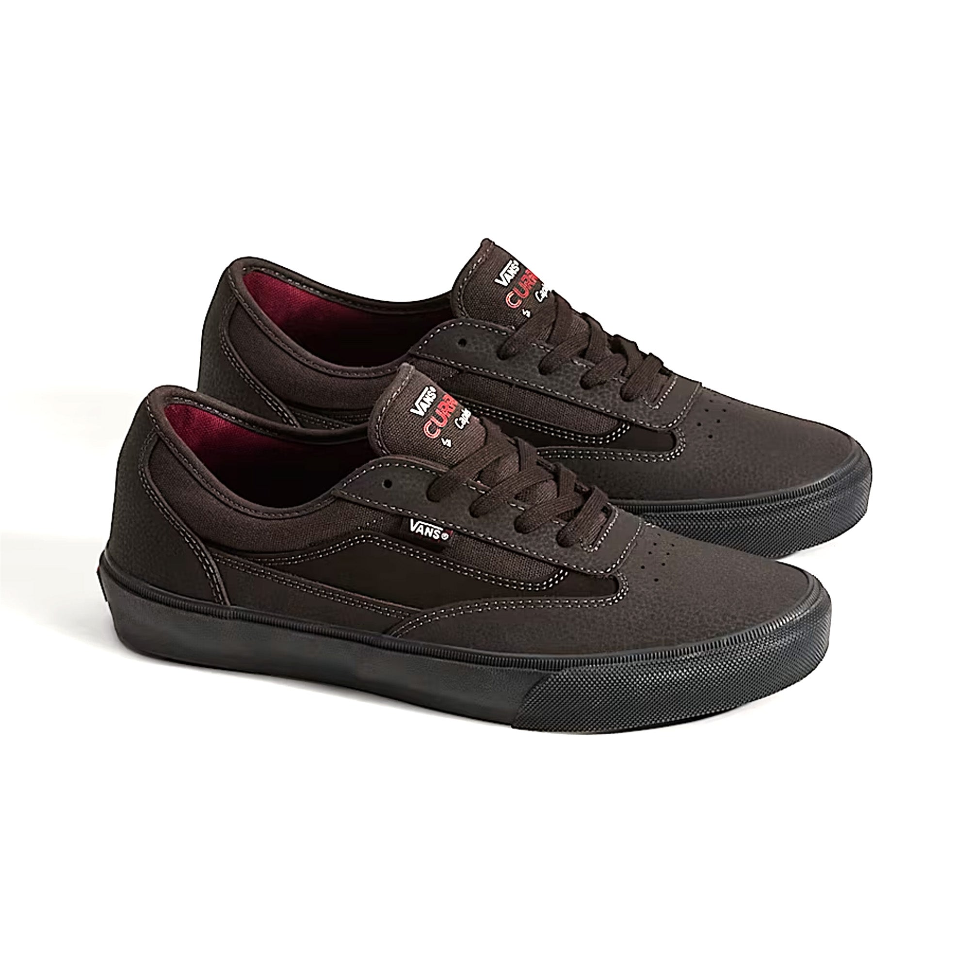 Dark Brown Curran Caples Pro Vans Shoe