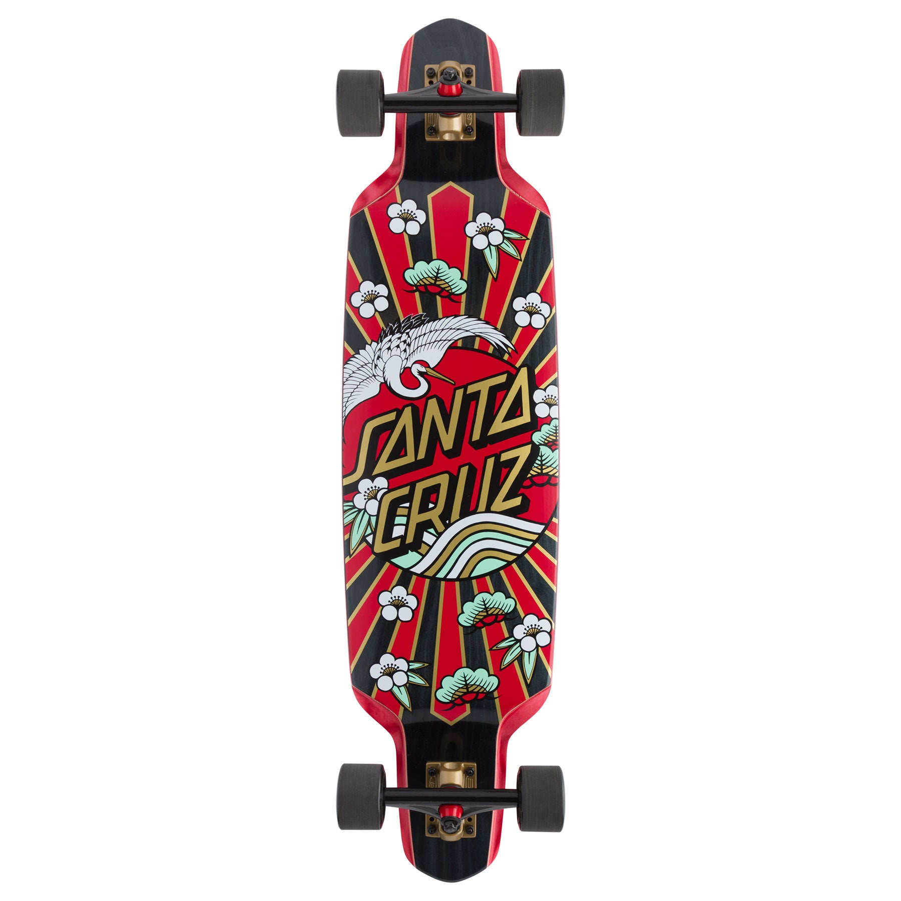 Crane Dot Santa Cruz Drop Down Longboard