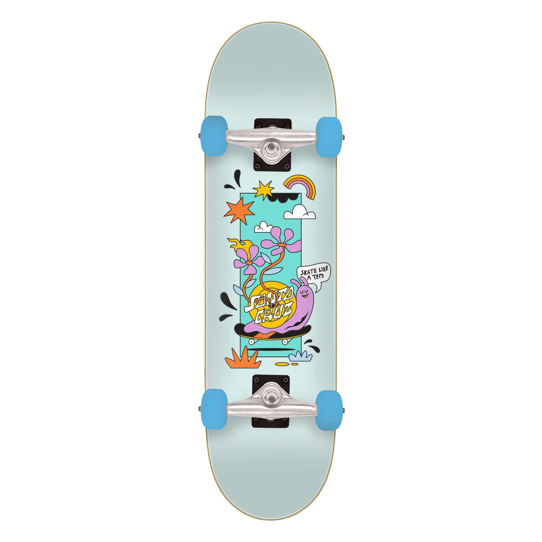 Skate Like A Girl Santa Cruz Skateboard