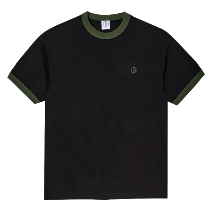 Black/Green Ringer Polar T-Shirt