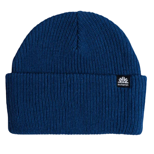 Autumn Simple Solid Beanie - Very Blue