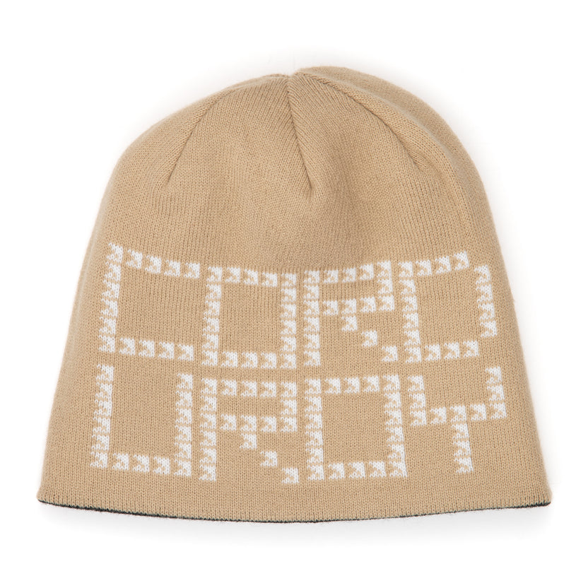 Shadow Plaid Corduroy Skully Beanie