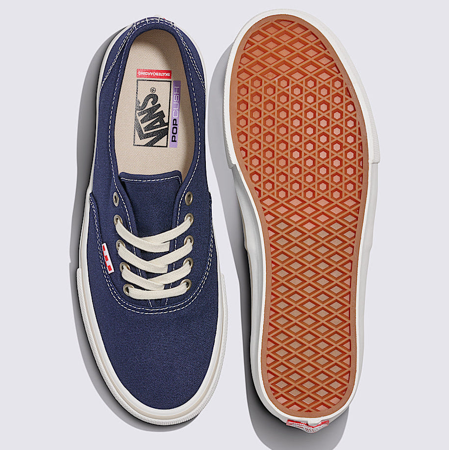 Navy/Turtledove Skate Authentic Vans Skate Shoe Top/Bottom