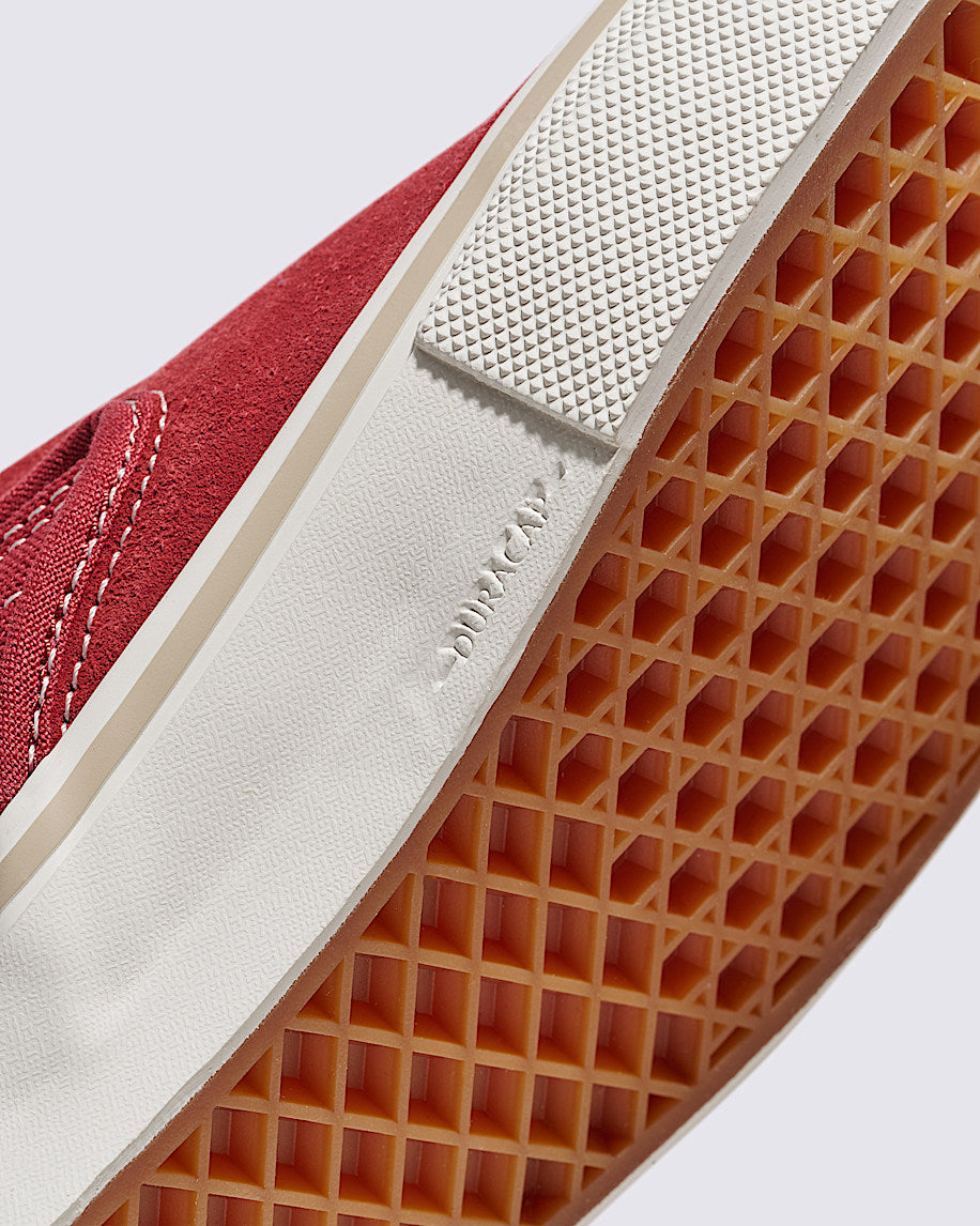 Sun-Dried Tomato Skate Slip On Vans Skat Shoe Detail