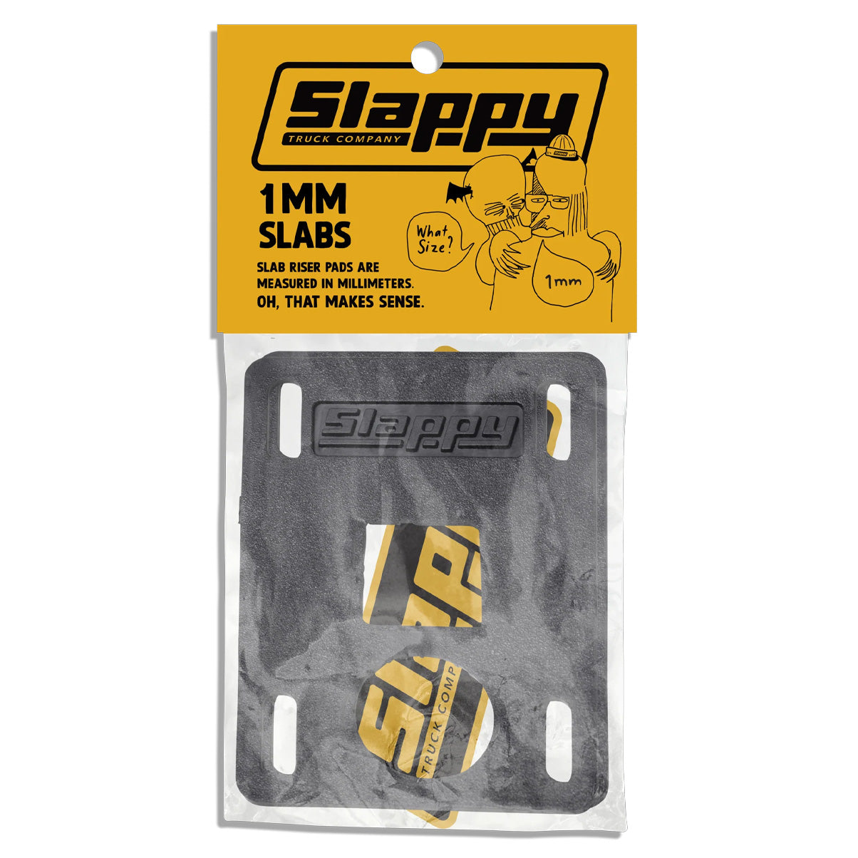 1mm skateboard riser pads by Slappy trucks