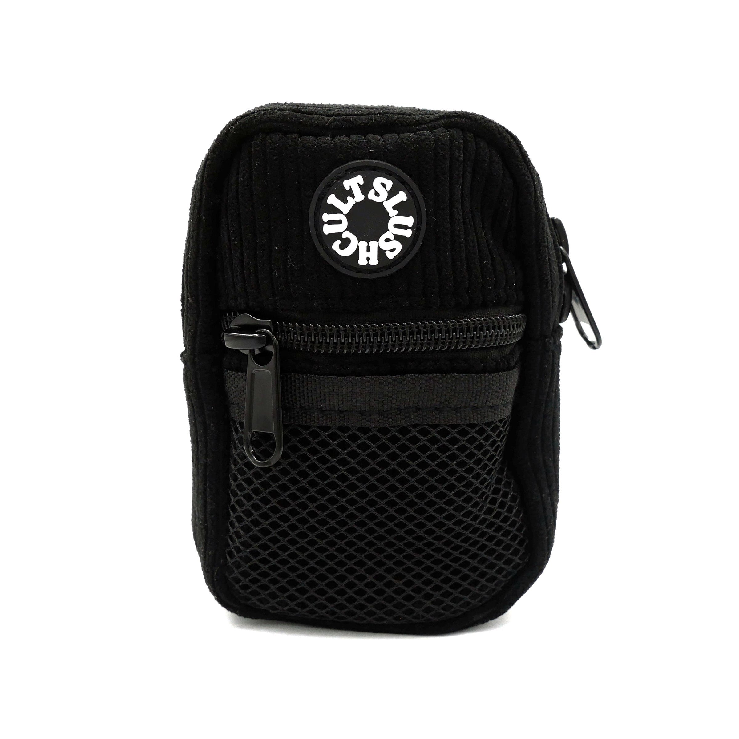 Black Slushcult mini side fingerbaord bag