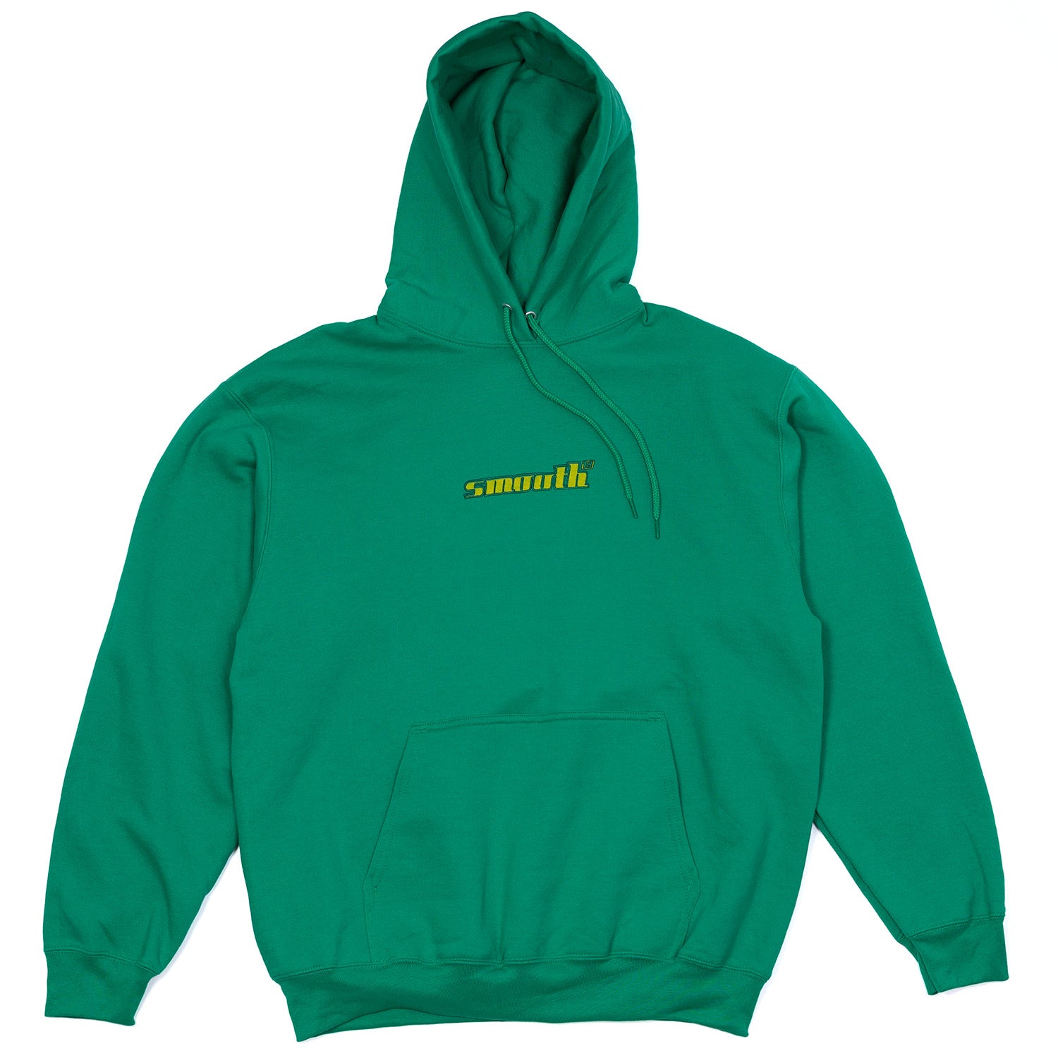 Green Smoothie 18 Hoodie with yeelow front design