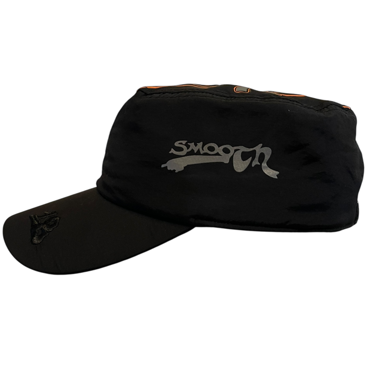 Smooth Ear Flap Cap - Black
