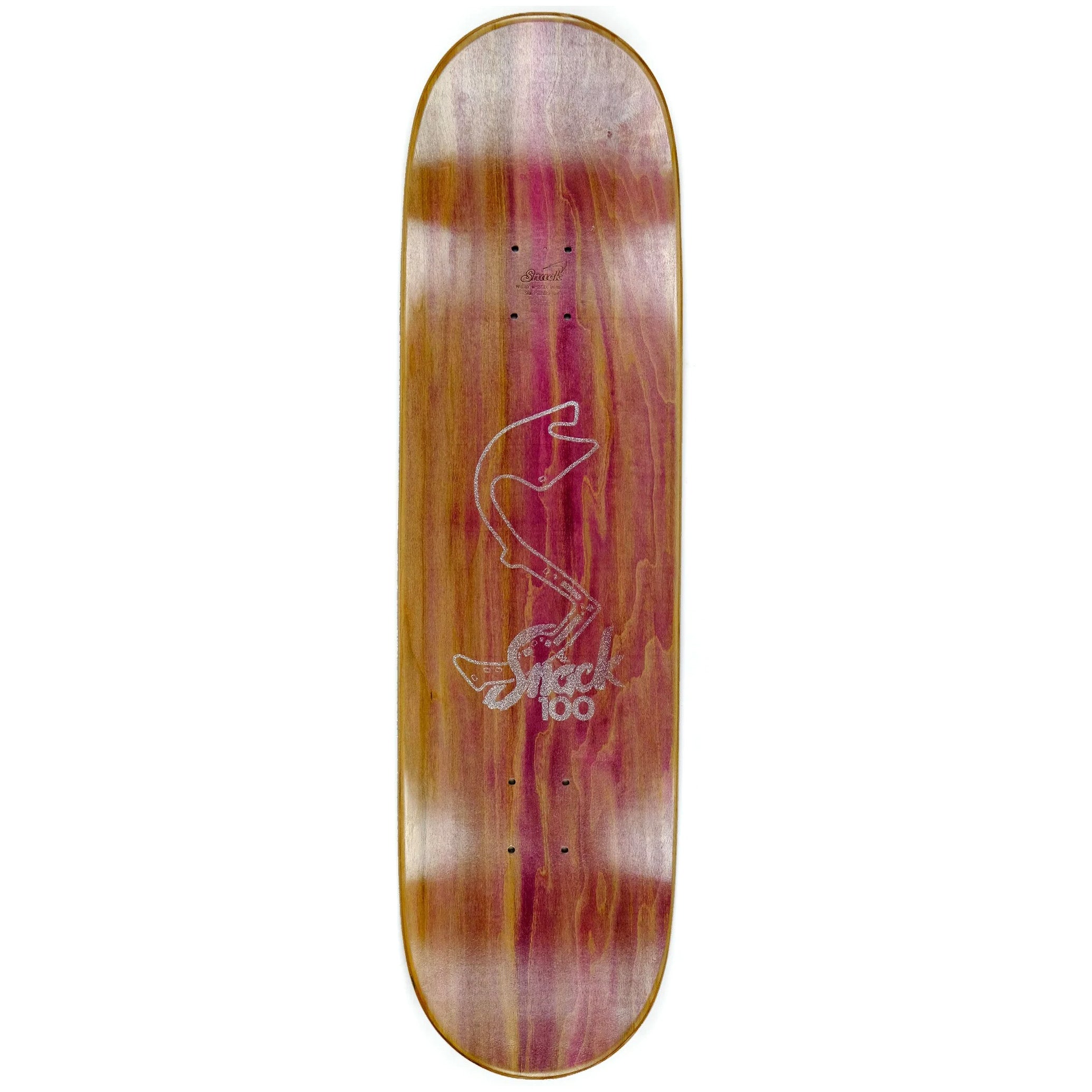 Snack 100" Skatebaord Deck Top