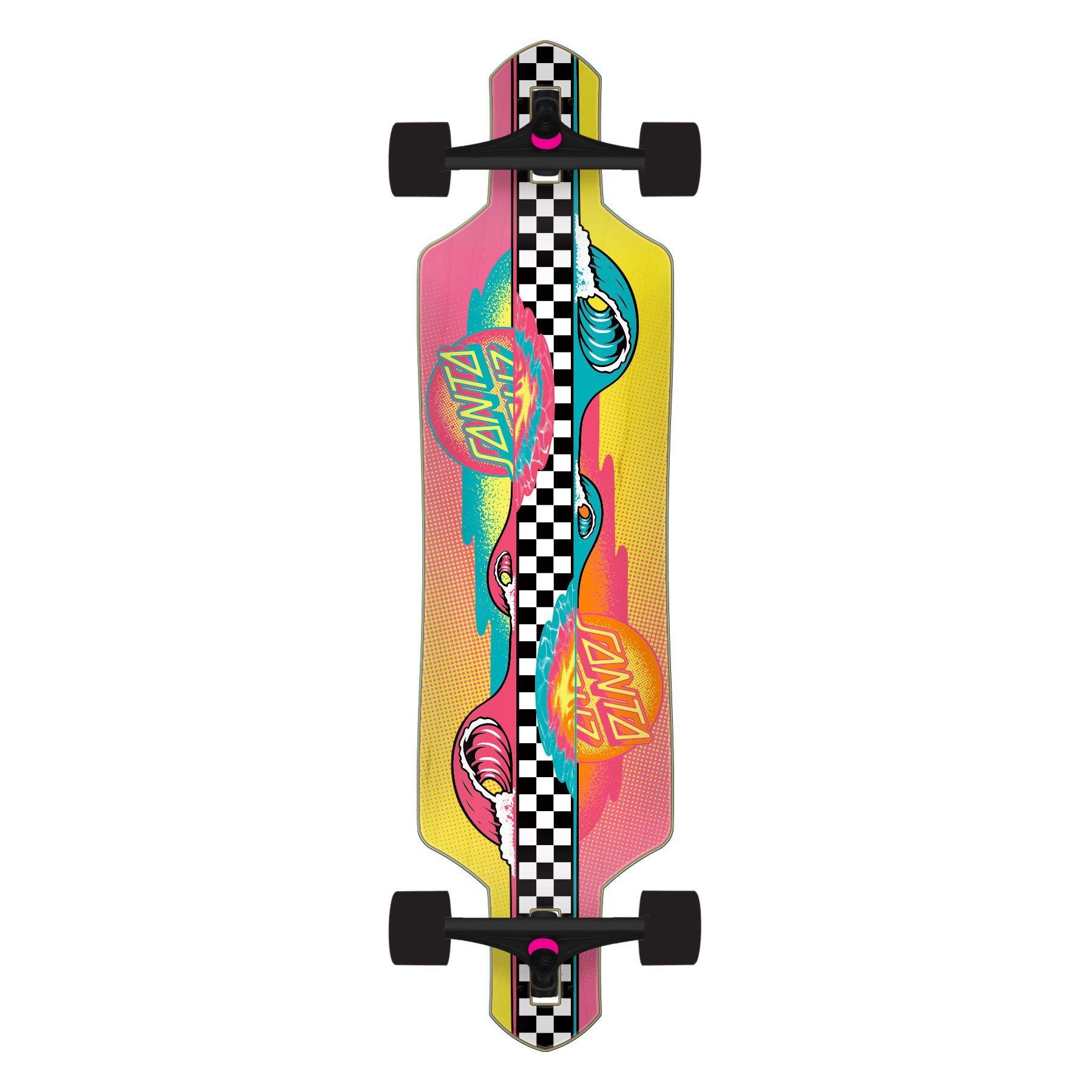 Sundown Stripes Santa Cruz Longboard