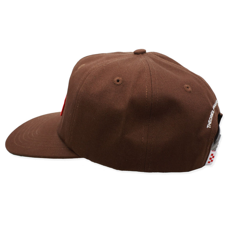 Brown Theories x Ace Stamp Snapback Hat Side