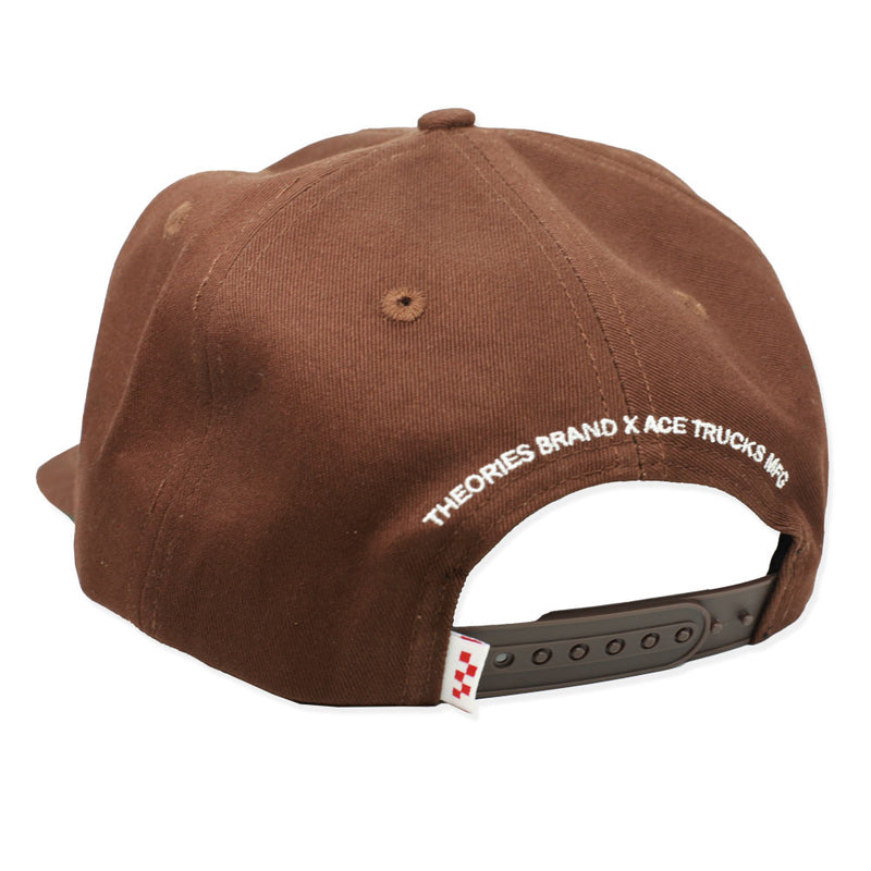 Brown Theories x Ace Stamp Snapback Hat Back