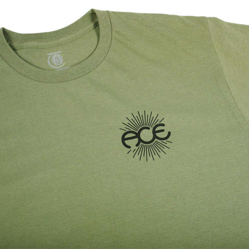 Military Green Theories X Ace Trucks Theoramid Tee Chest
