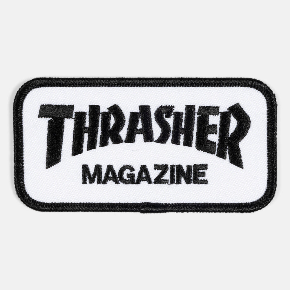 Thrasher Magazine Patch - White/Black