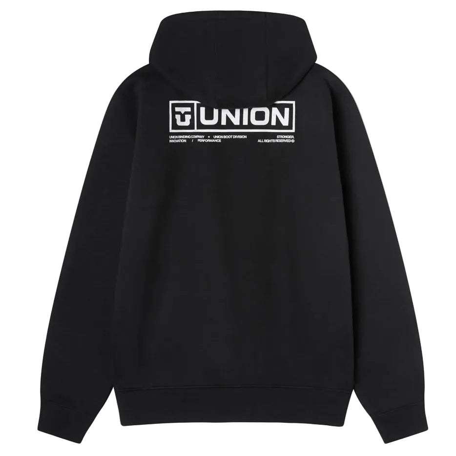 Black Team Pullover Union Hoodie Back
