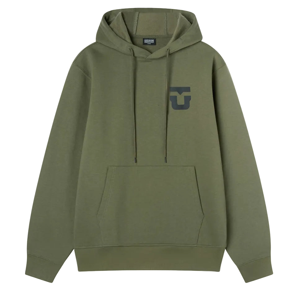 Olive Team Pullover Union Hoodie