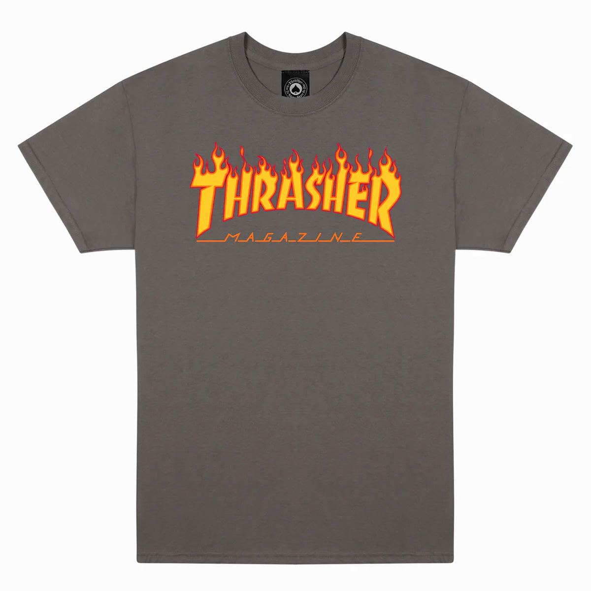 Charcoal Flame Logo Thrasher Magazine T-Shirt