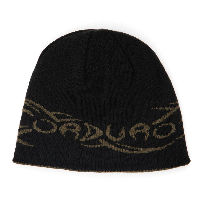 Black/Green Tribalwire Corduroy Skully