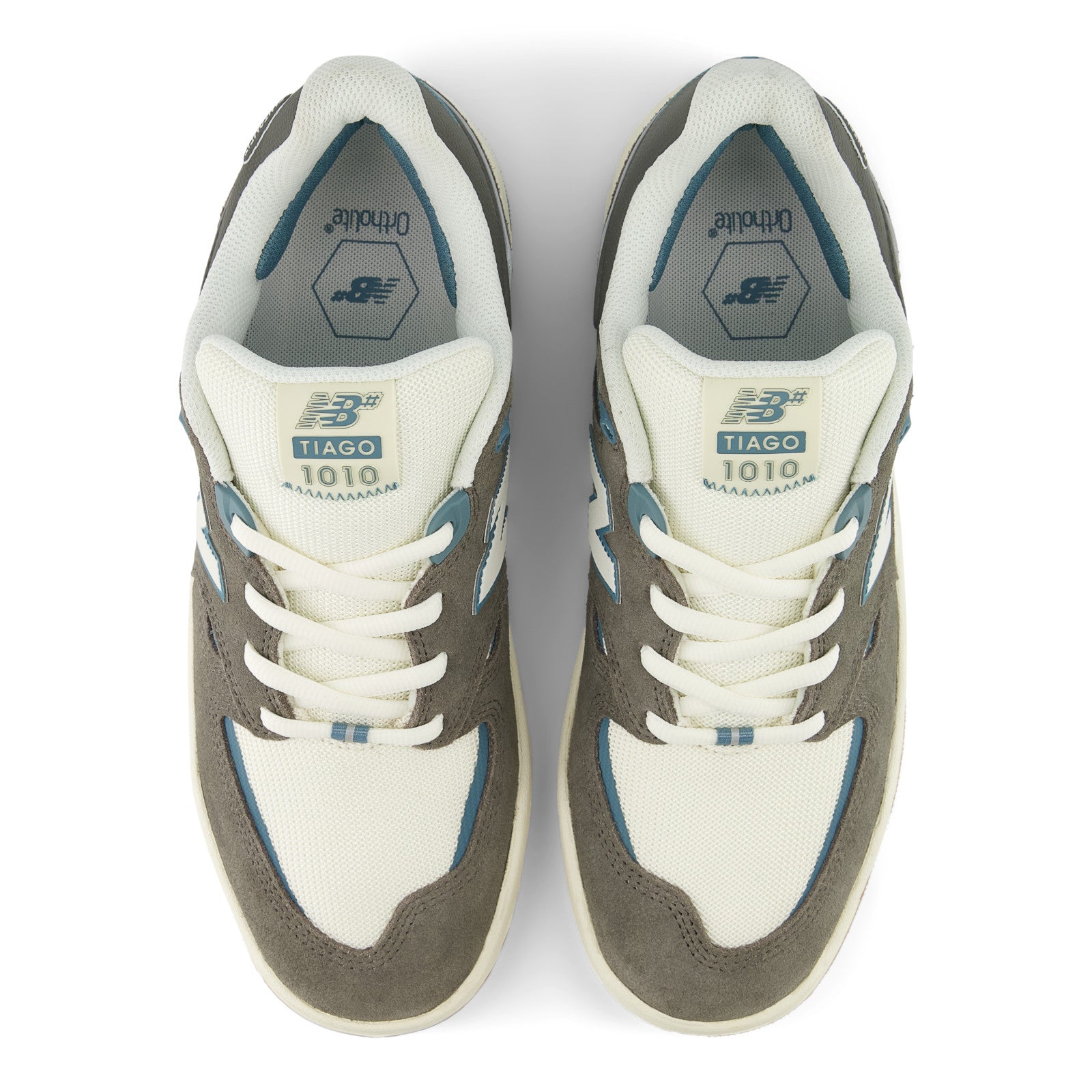 Grey/Teal NB Numeric 1010 Tiago Lemos Skate Shoe Top