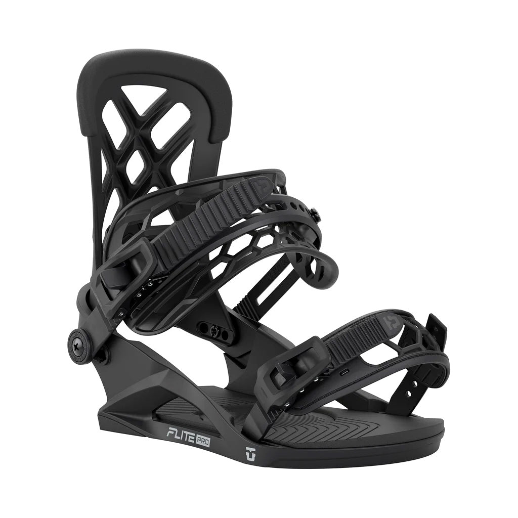 Black Union Flite Pro Snowboard Binding 2026 Front