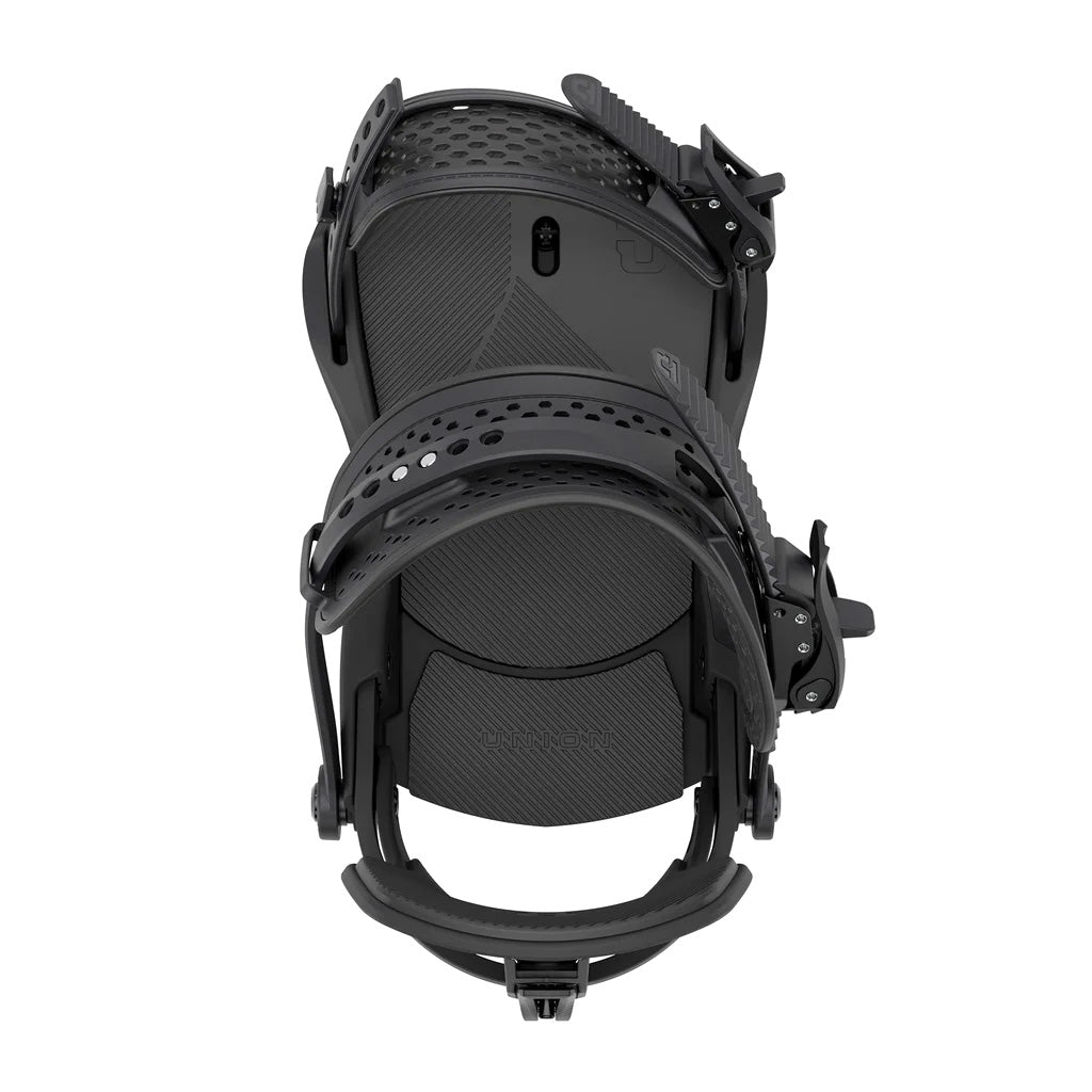 Black Union Force snowboard binding topview 2026