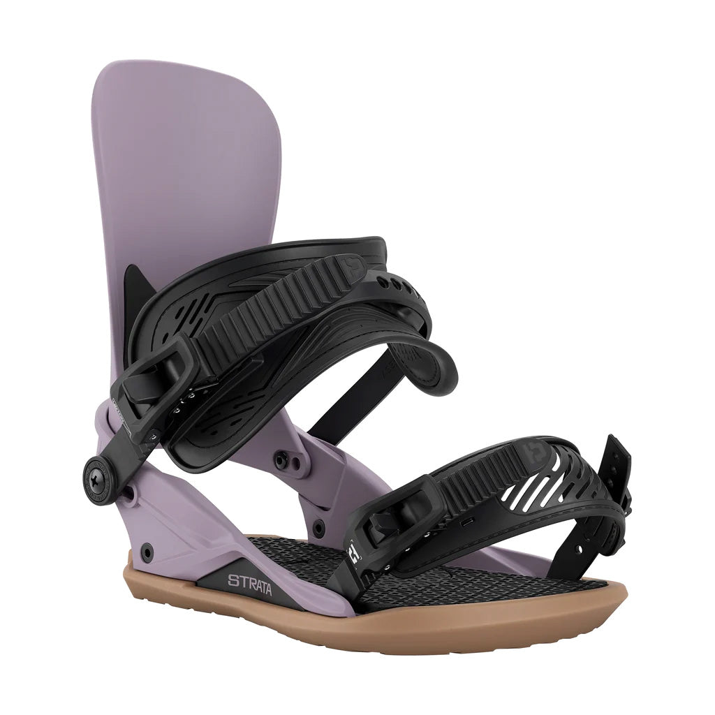 Grey Violet Union Strata snowboard binding 2026 Front