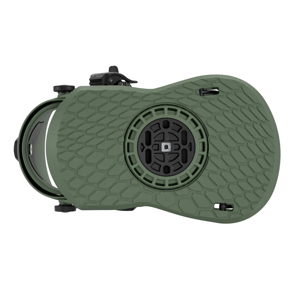 Olive Green Union Strata snowboard binding 2026 Base