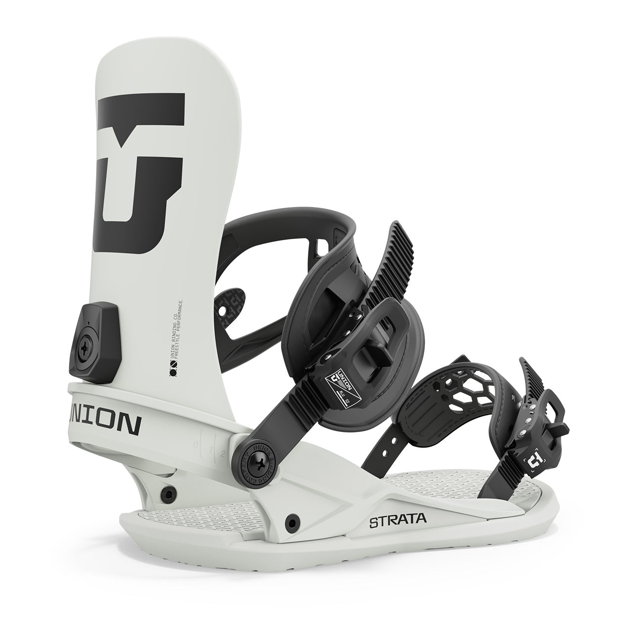 Bone Off White Union Strata Snowboard Bindings 2025