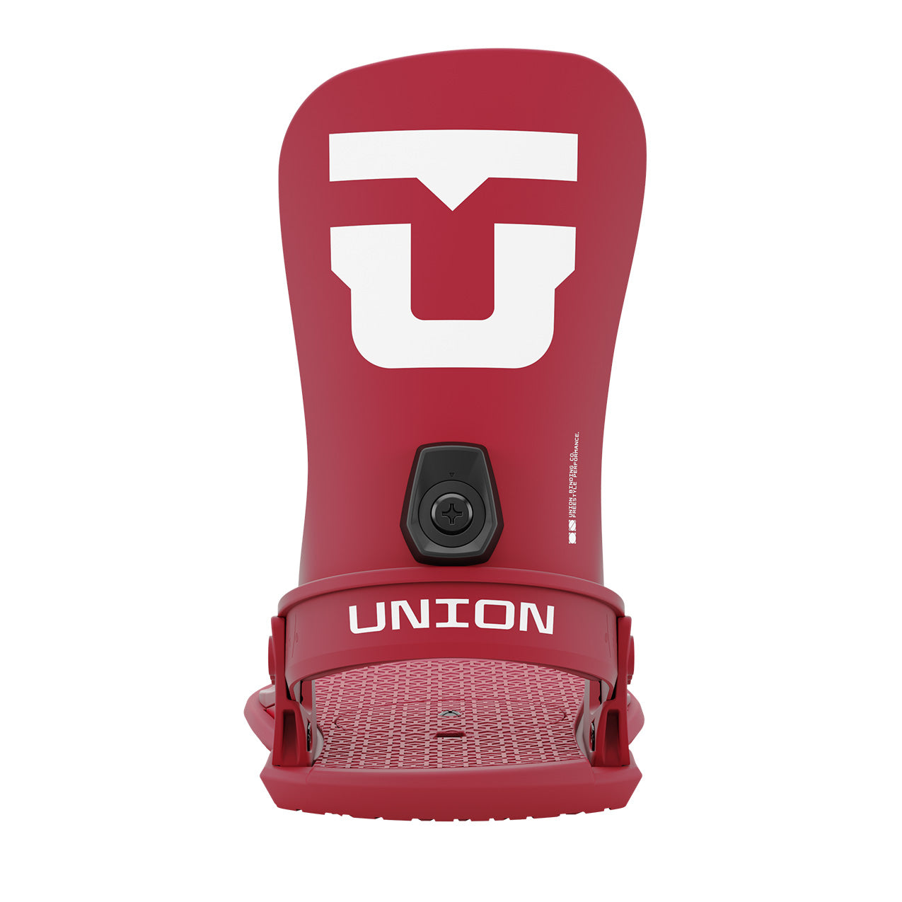 Burgundy Union Strata Snowboard Bindings Back