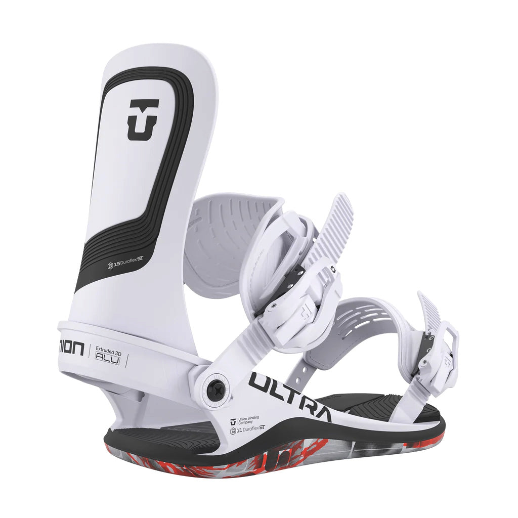 Ice Grey Ultra Union snowboard binding 2026
