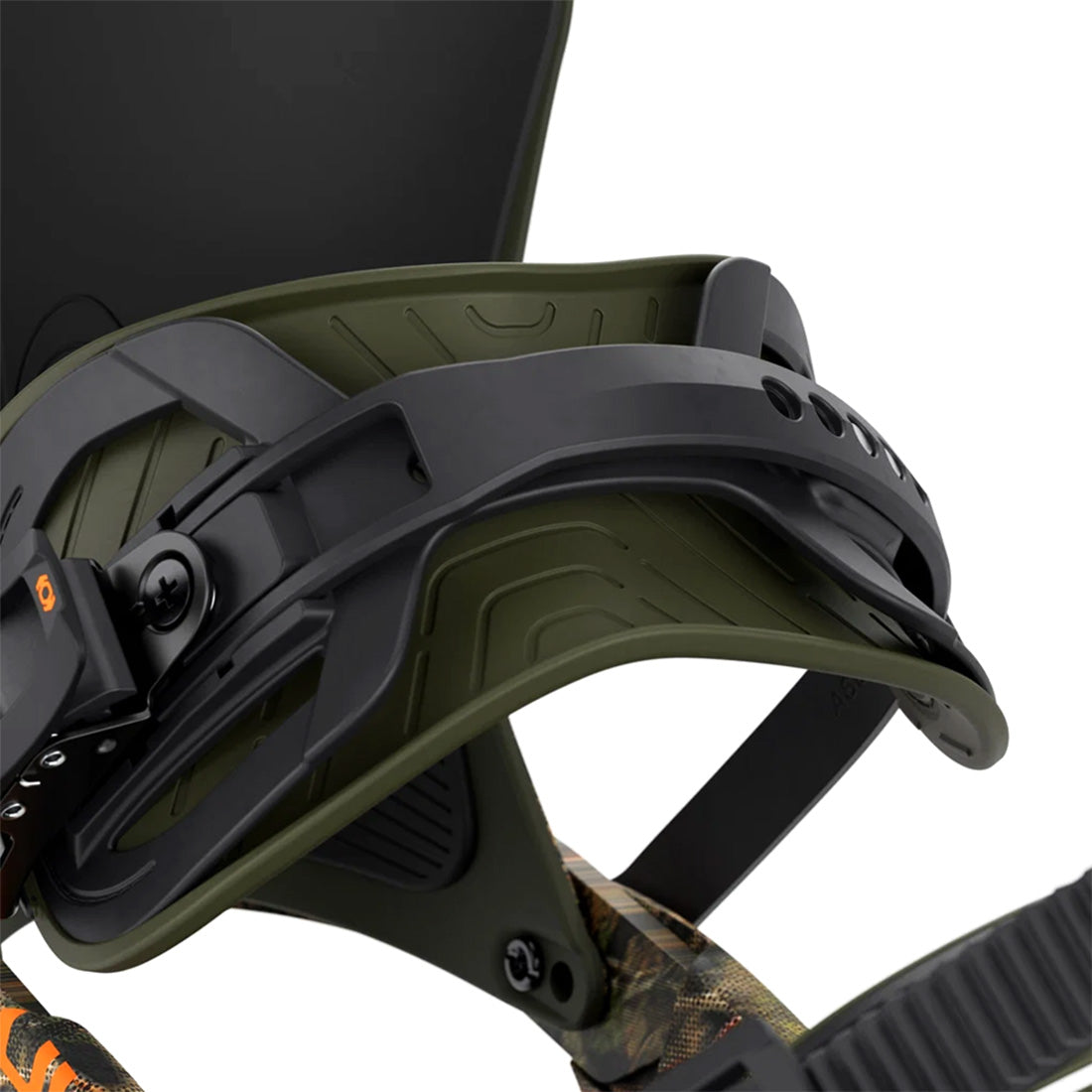 Camo 2027 Union Ultra snowboard bindings tankle strap