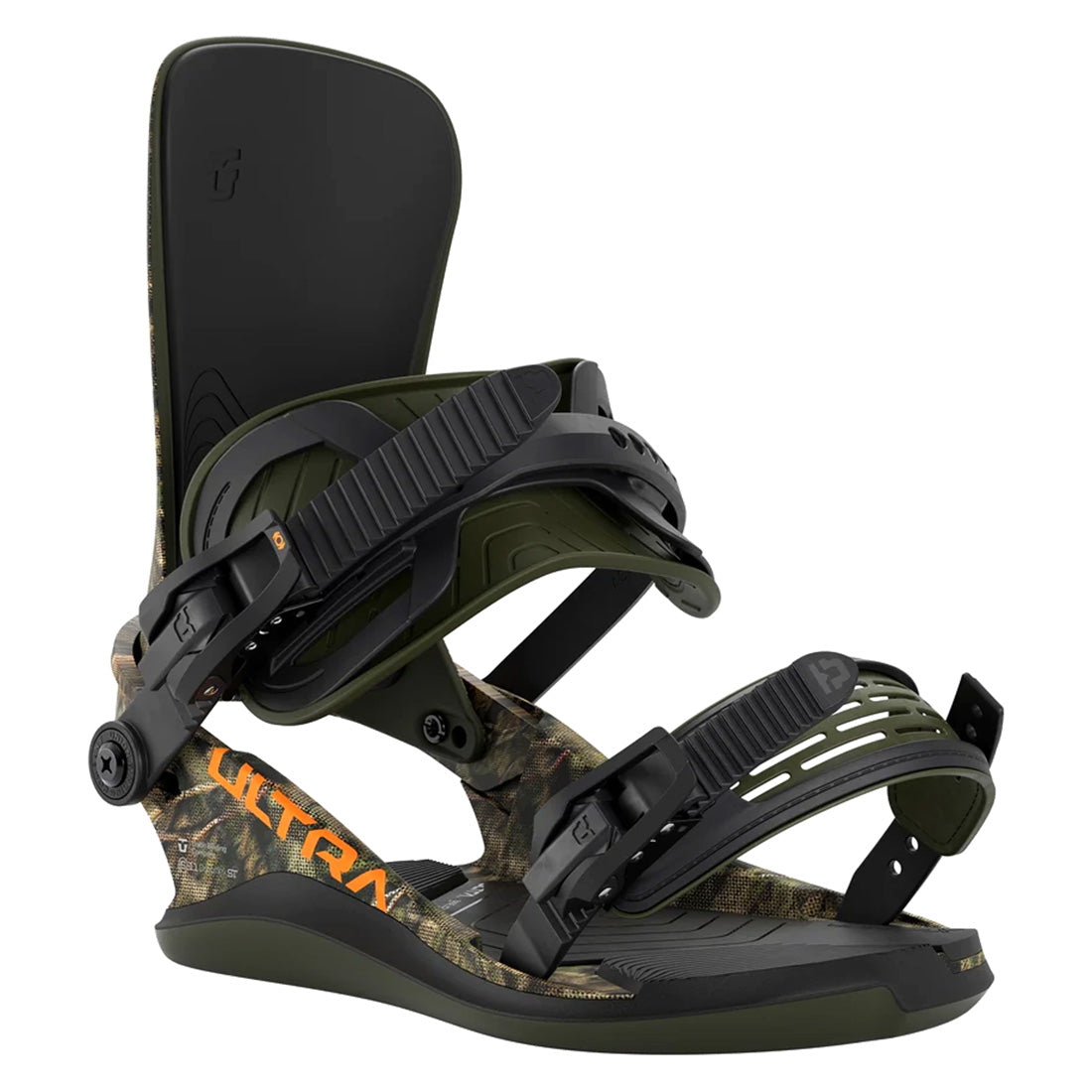 Camo 2027 Union Ultra snowboard bindings front view