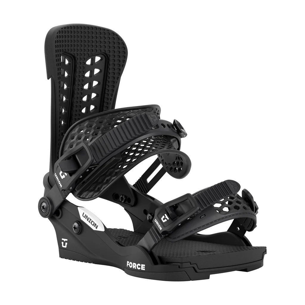 Black Union Force Classic snowboard binding front view