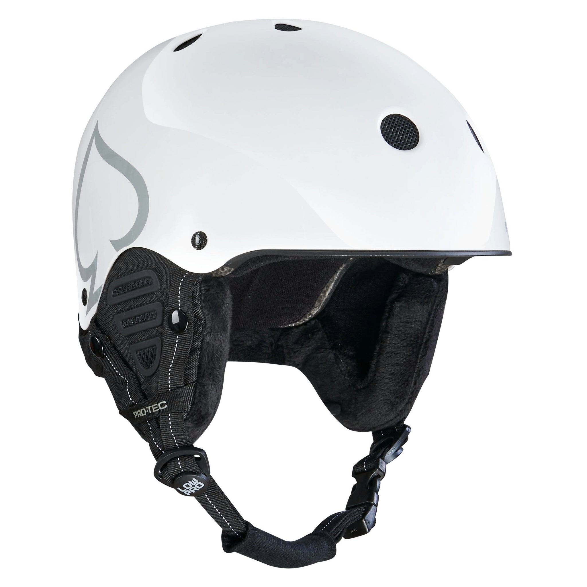 Pro-Tec Low Pro Certified Snowboard Helmet - Gloss White