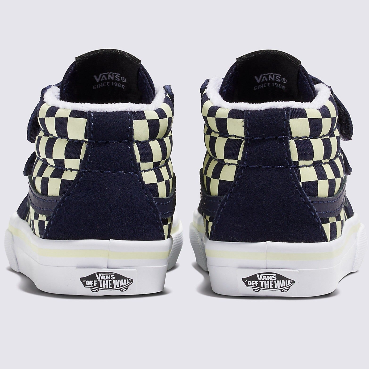 Toddler Sk8-Mid Reissue Glow Vans Skate Shoe Back