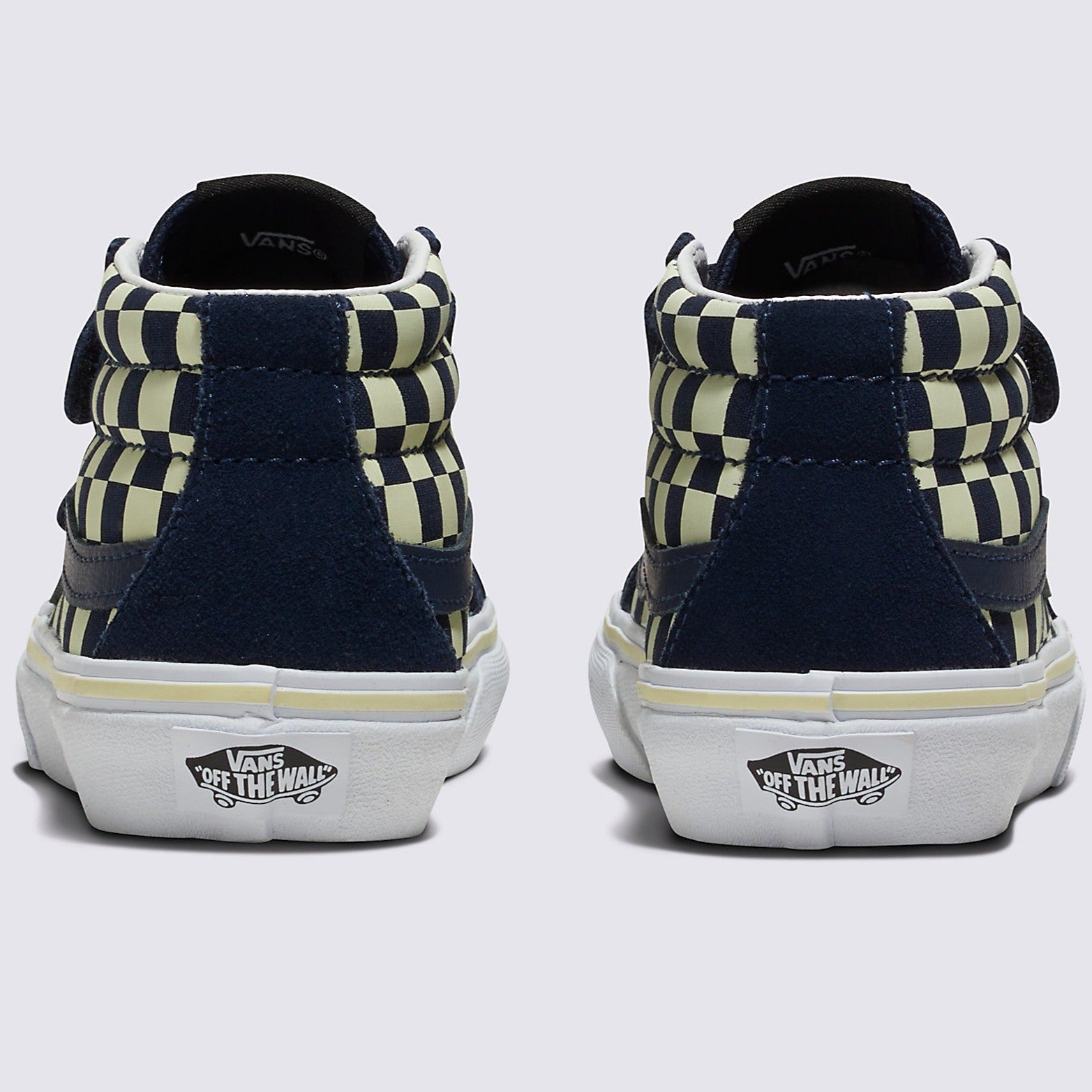 Kids Glow Summer Nights Sk8-Mid Reissue Vans Shoe Back