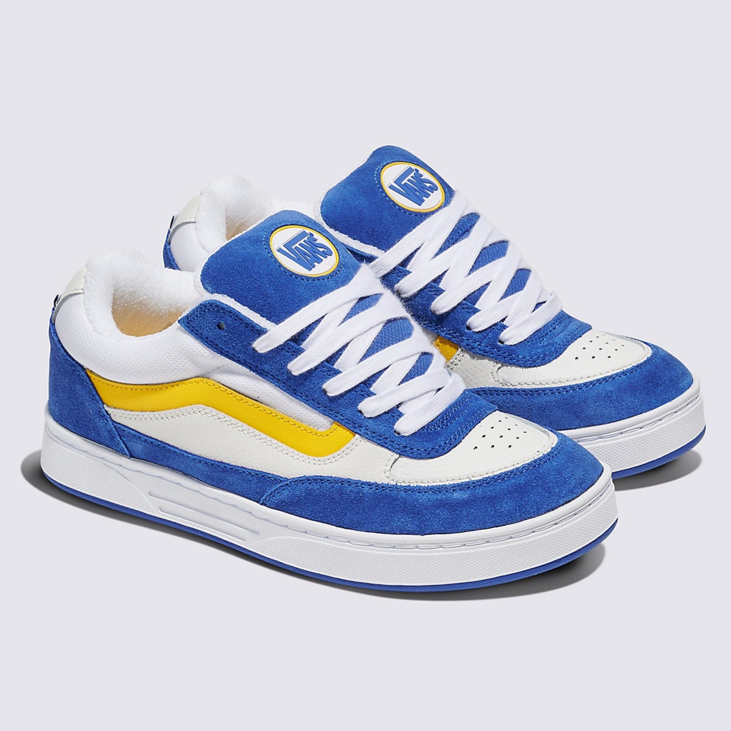 Blue/Yellow Skate Estazzo Vans Skate Shoe