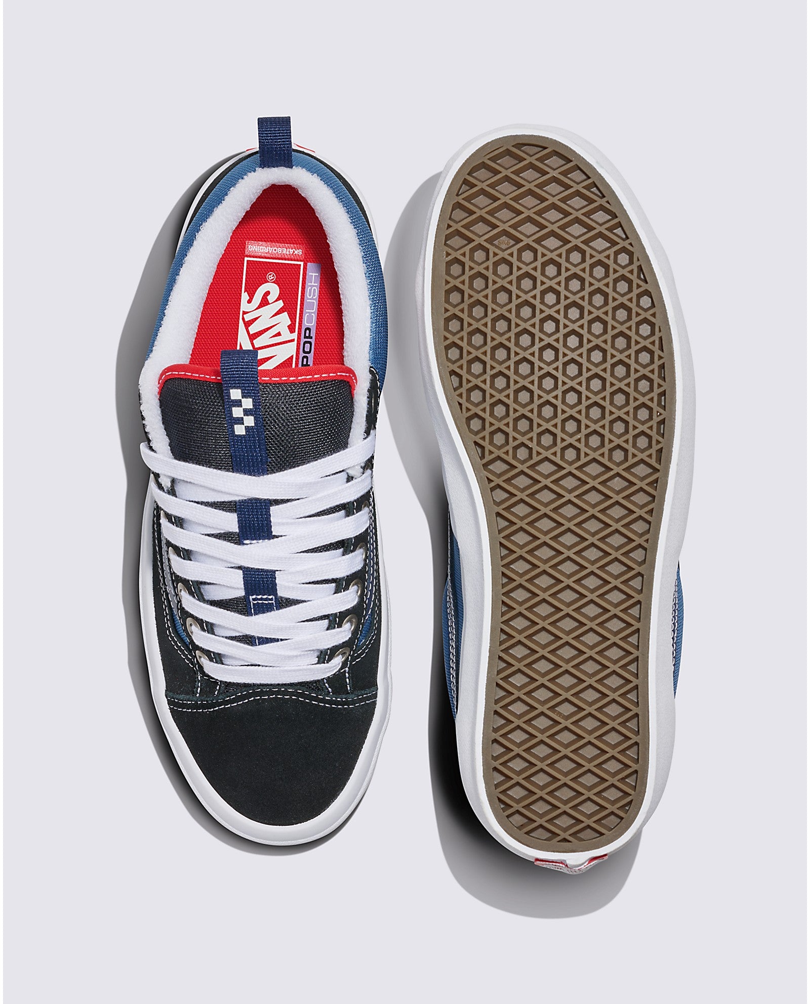 Black/Navy Skate Old Skool 36+ Vans Skate Shoe Top/Bottom