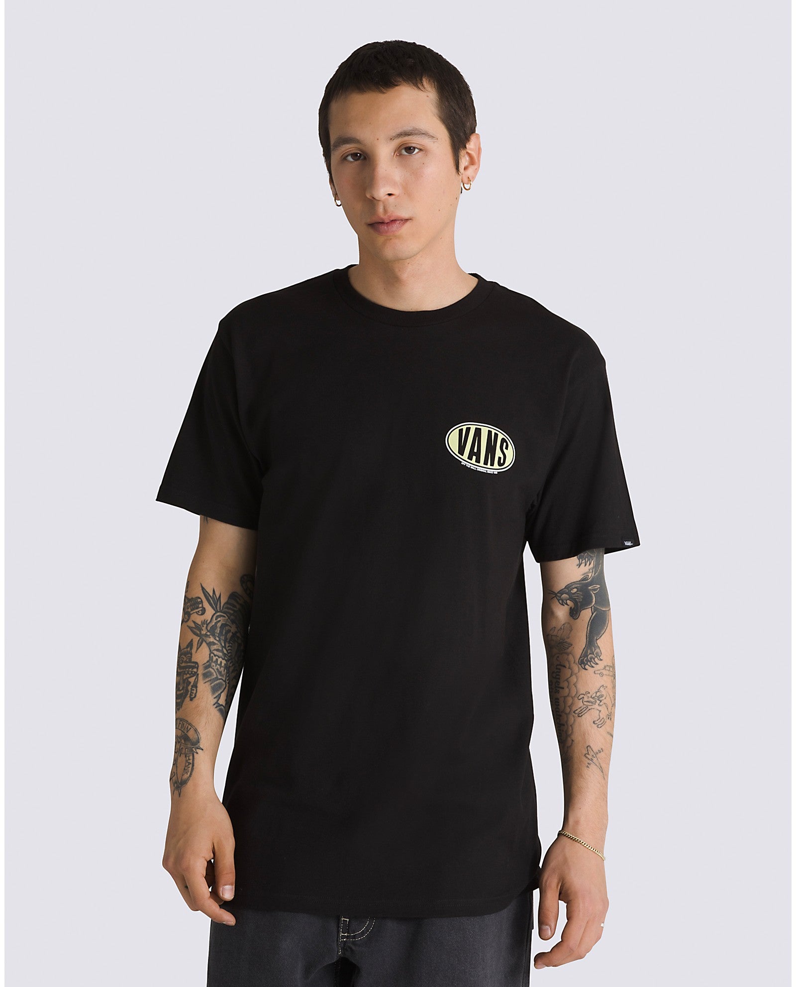 Black Spray On Vans T-Shirt