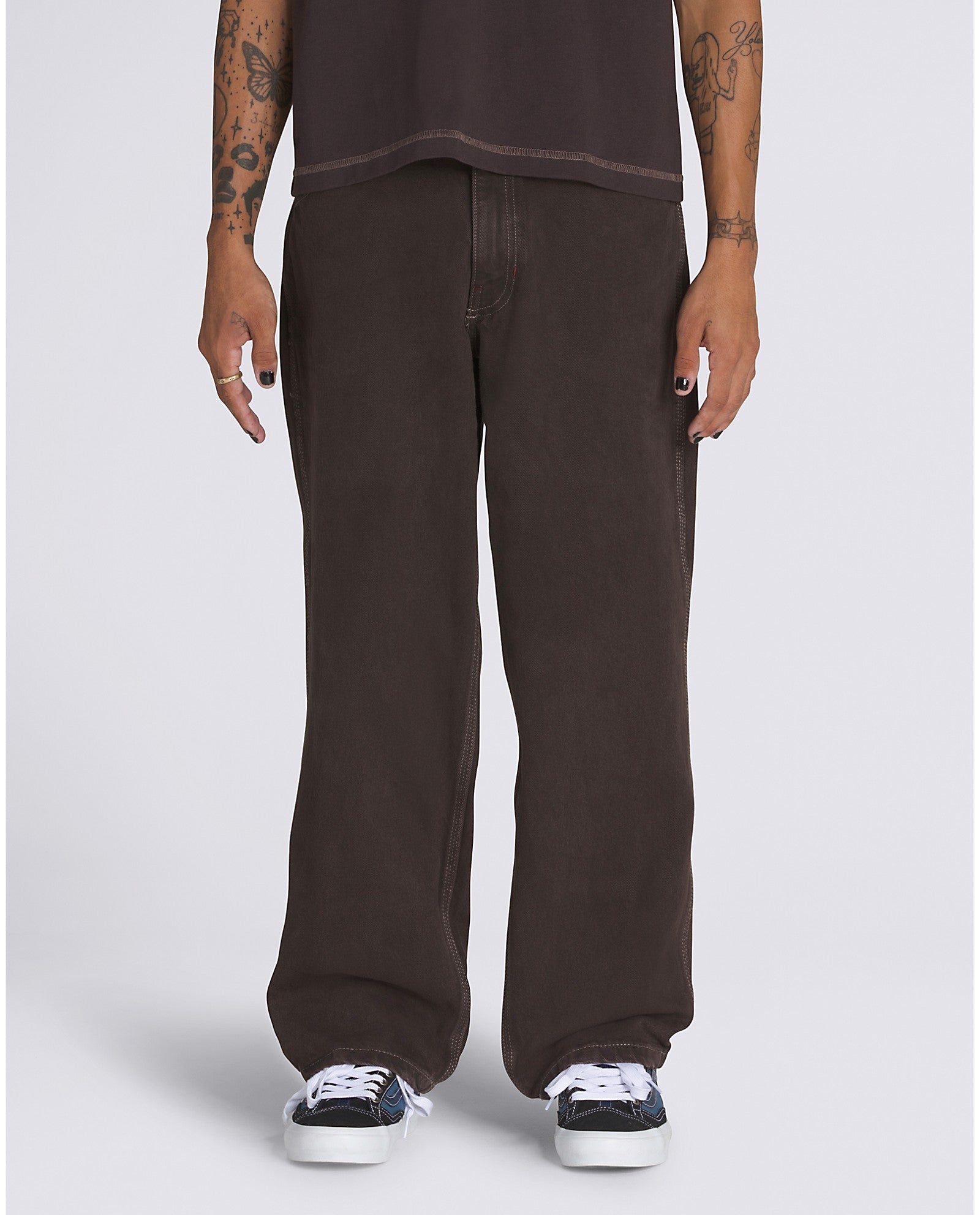 After Dark Check-5 Loose Fit Vans Pants