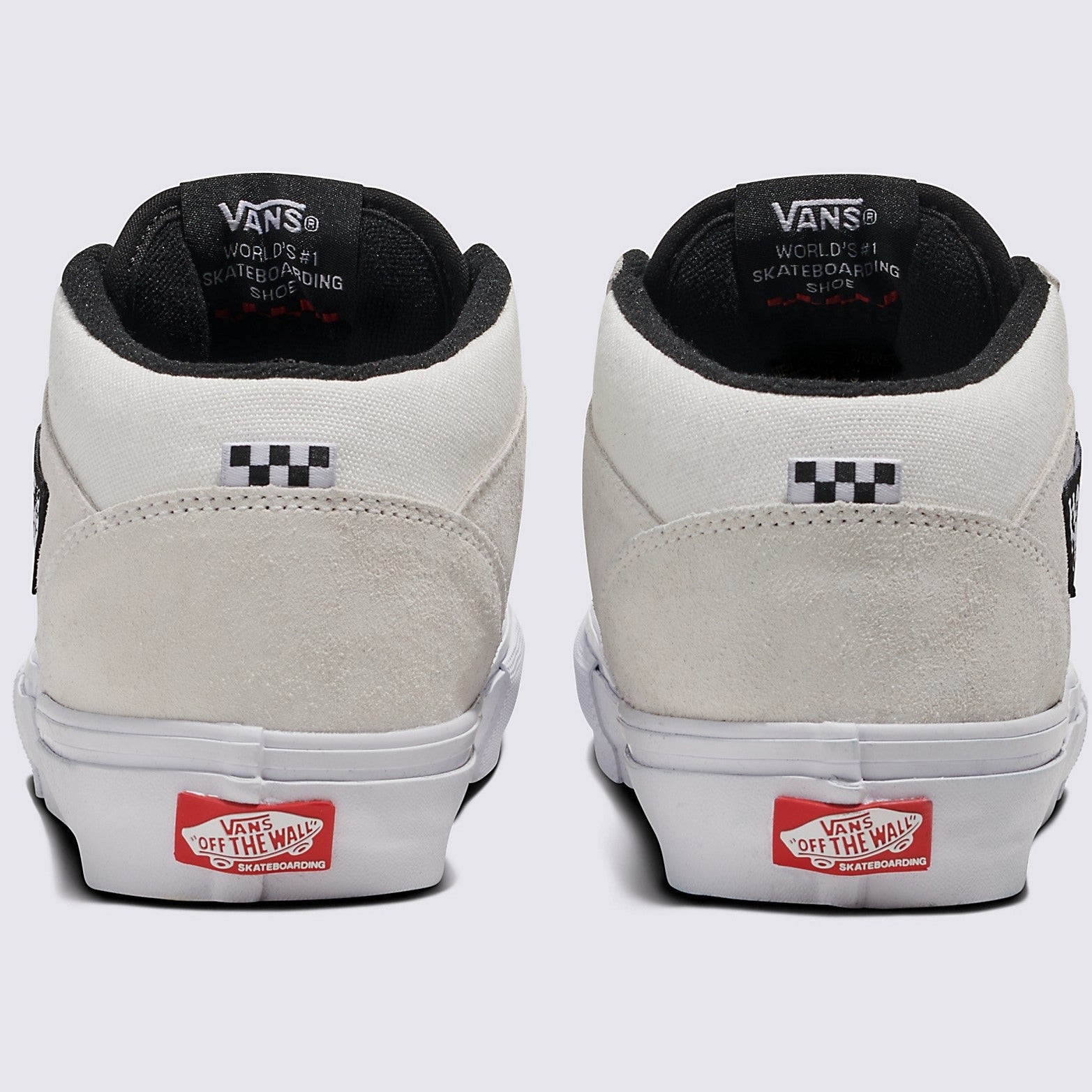 Blanc De Blanc Skate Half Cab Vans Skate Shoe Back