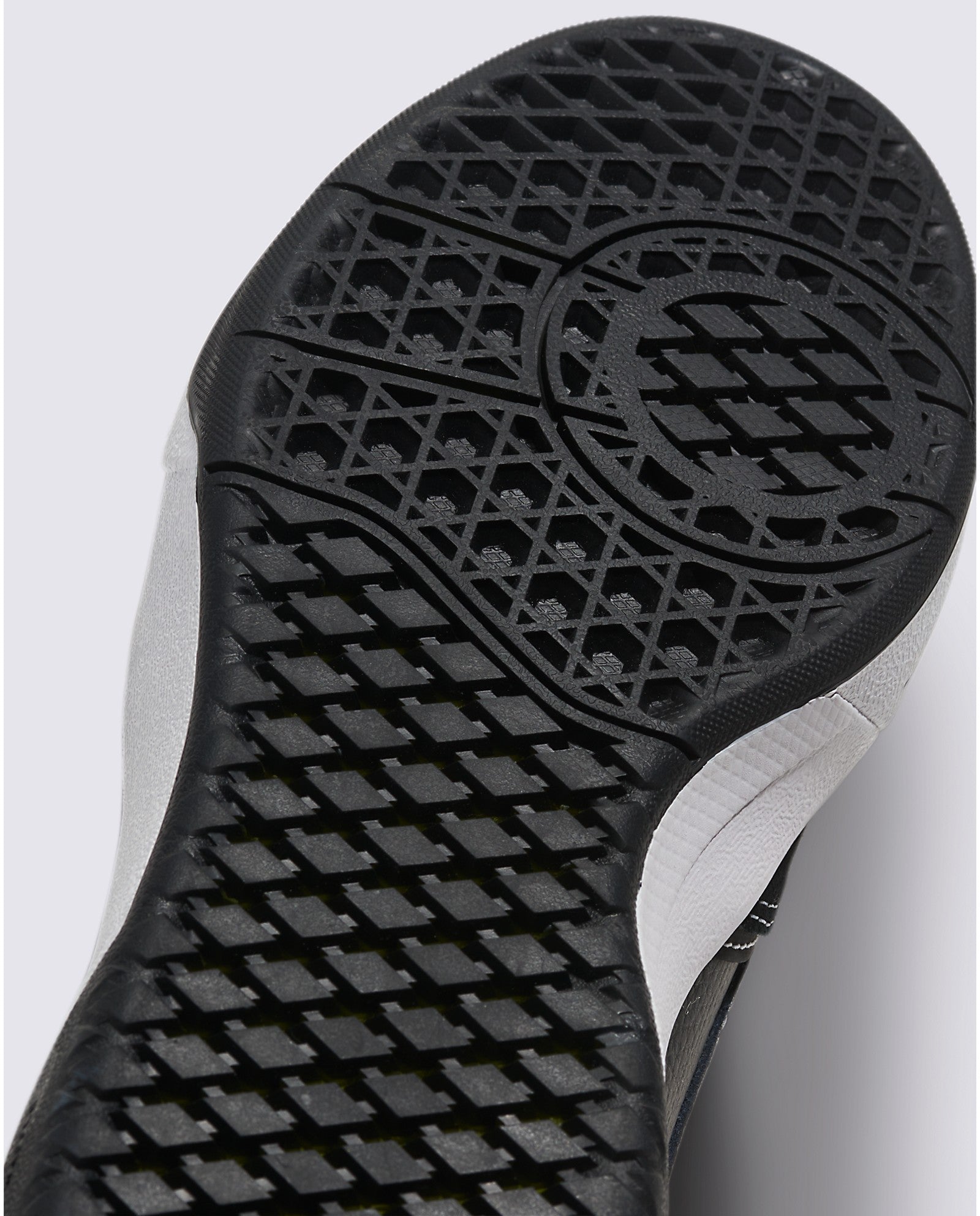 Black/White Rowan 2 Vans Skate Shoe Detail