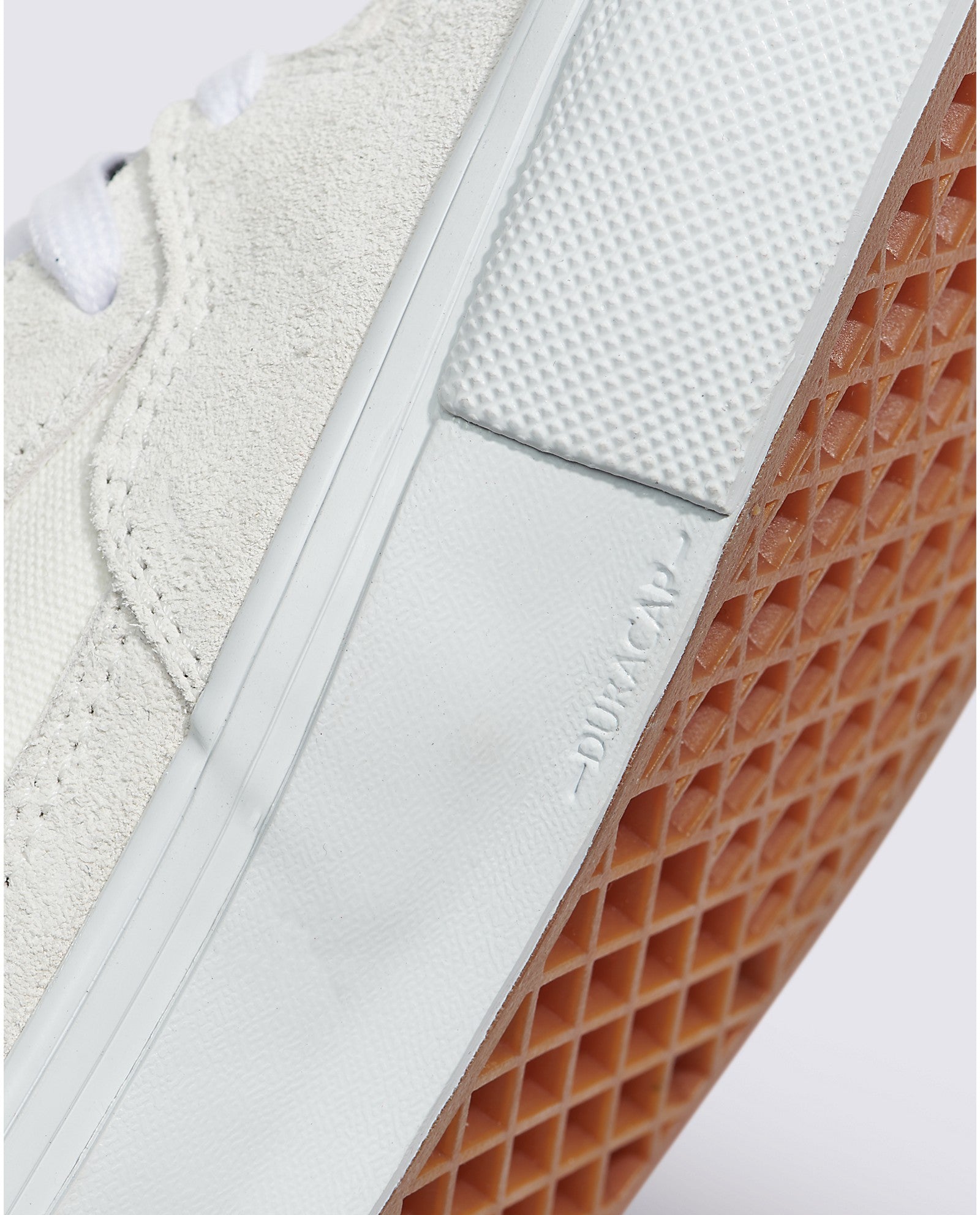 White/Black Vans Skate Half Cab Skate Shoe Detail