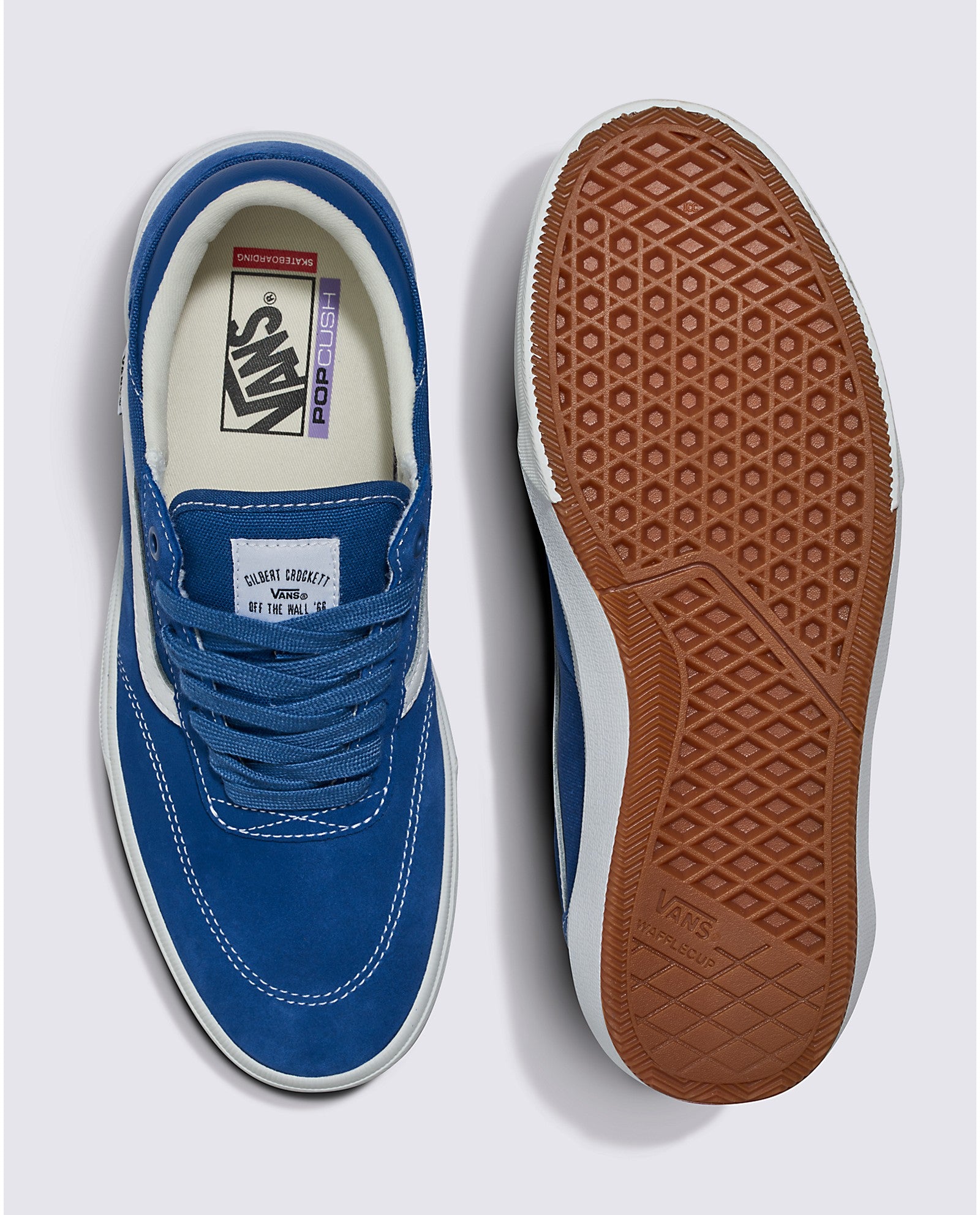 Blue/White Gilbert Crockett Vans Skate Shoe Bottom/Top