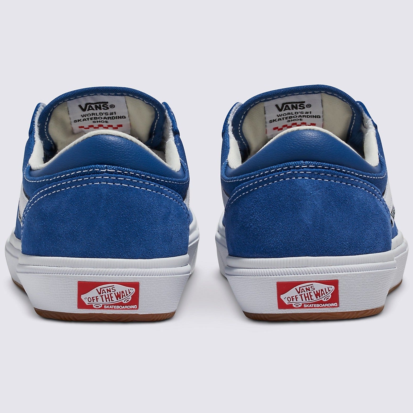 Blue/White Gilbert Crockett Vans Skate Shoe Back