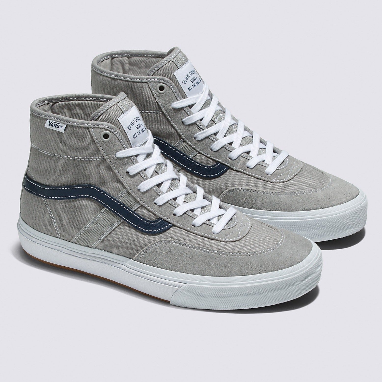 Grey/Blue Gilbert Crockett High Vans Skate Shoe